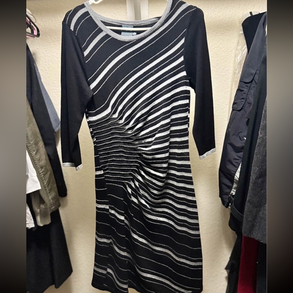 Striped Sweater Dress